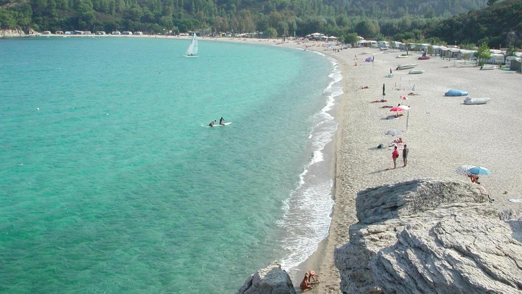 One of many sandy beaches of Greece